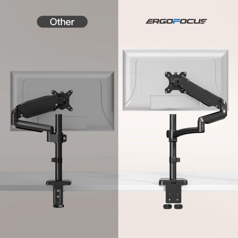 Soporte para Monitor ErgoFocus 13-32" Brazo Largo Ajustable