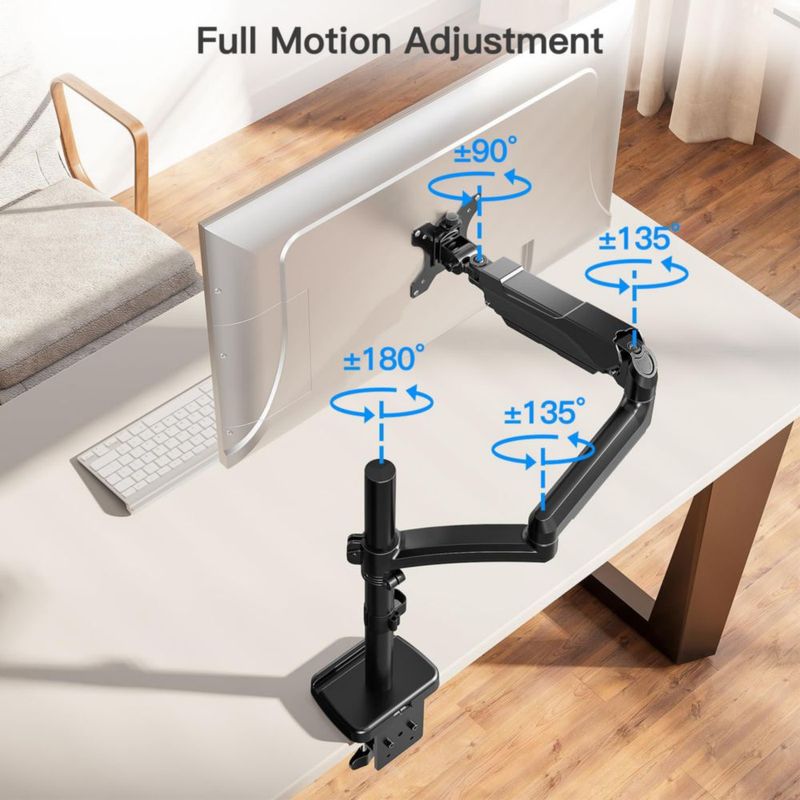 Soporte para Monitor ErgoFocus 13-32" Brazo Largo Ajustable