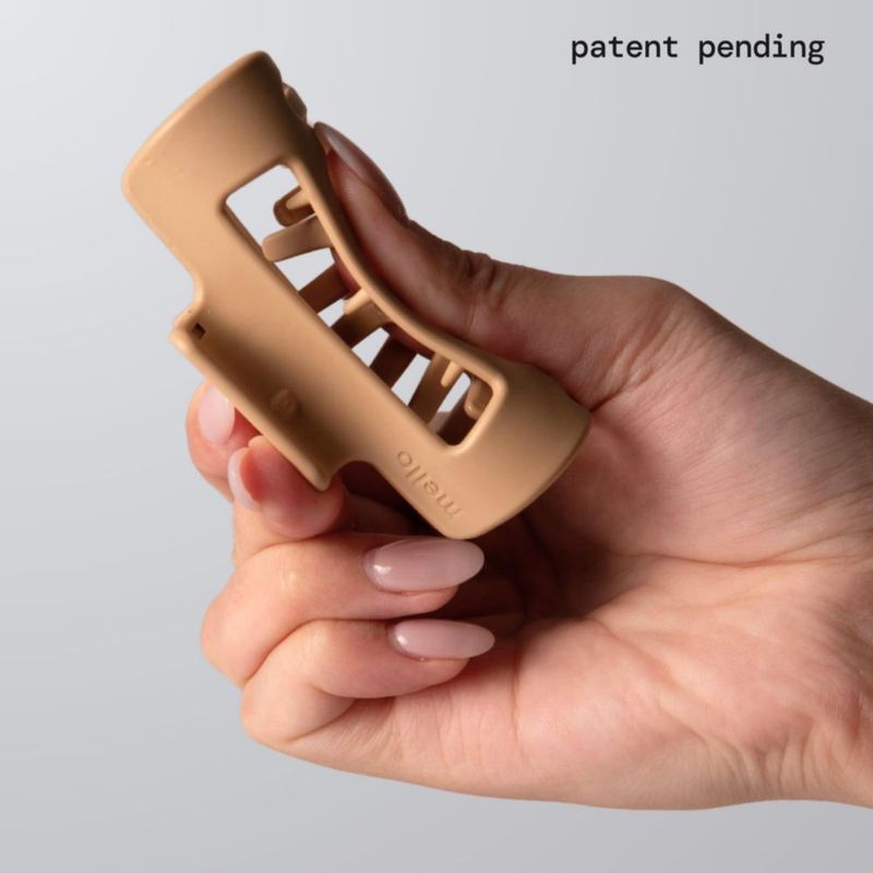 Pinza para Cabello MELLO Pequeña Flexible Antideslizante Paquete de 3