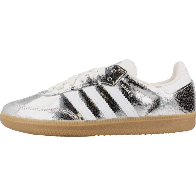 Zapatillas adidas Originals Samba OG Cuero Plateado Metálico