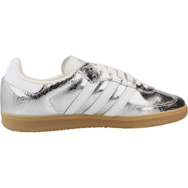 Zapatillas adidas Originals Samba OG Cuero Plateado Metálico