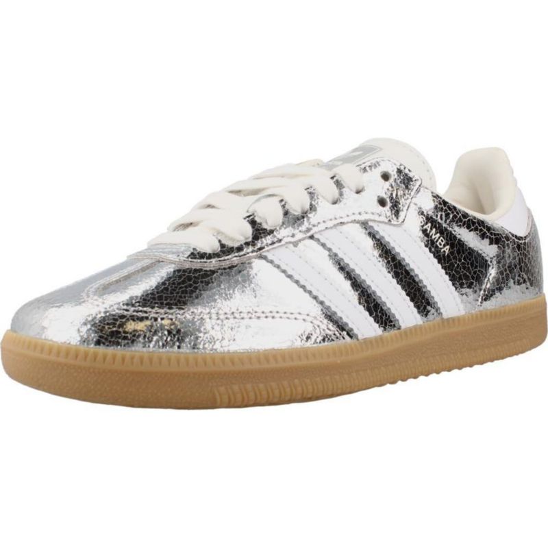 Zapatillas adidas Originals Samba OG Cuero Plateado Metálico