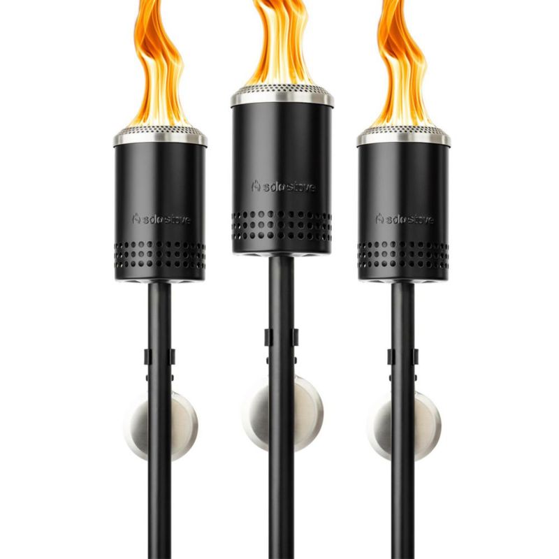 Pack de 3 Antorchas Mesa Solo Stove con Altura Ajustable