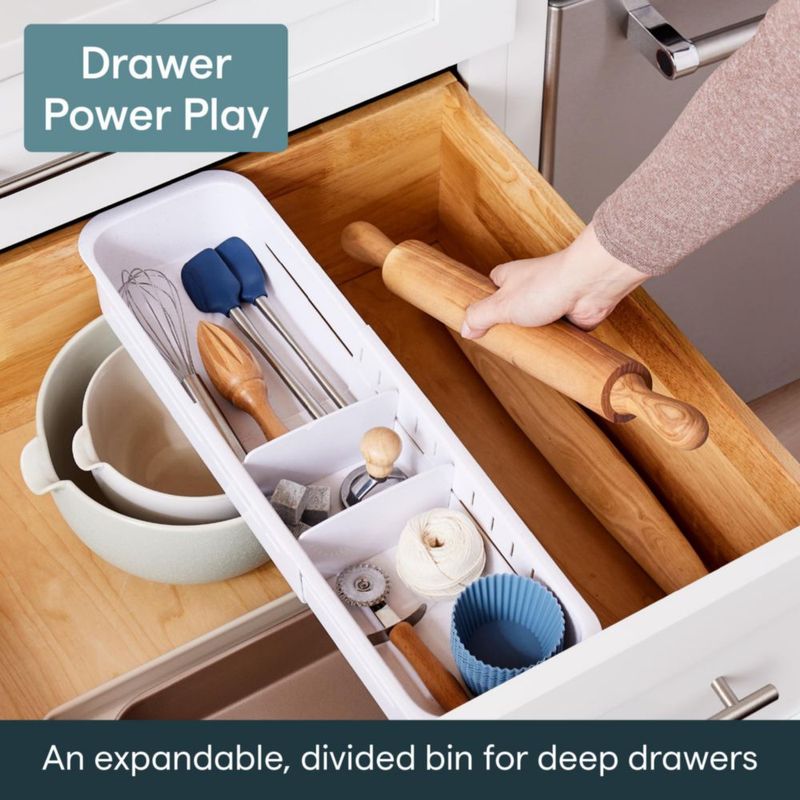 Organizador Deslizante Ajustable YouCopia DrawerFit para Cajones
