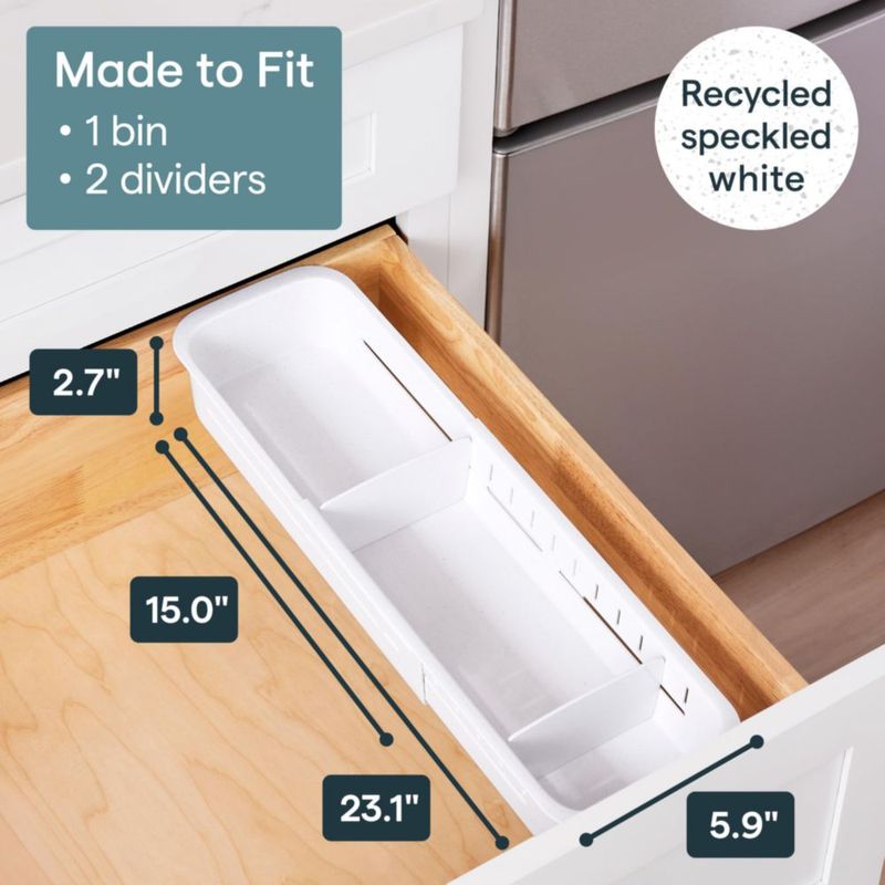 Organizador Deslizante Ajustable YouCopia DrawerFit para Cajones