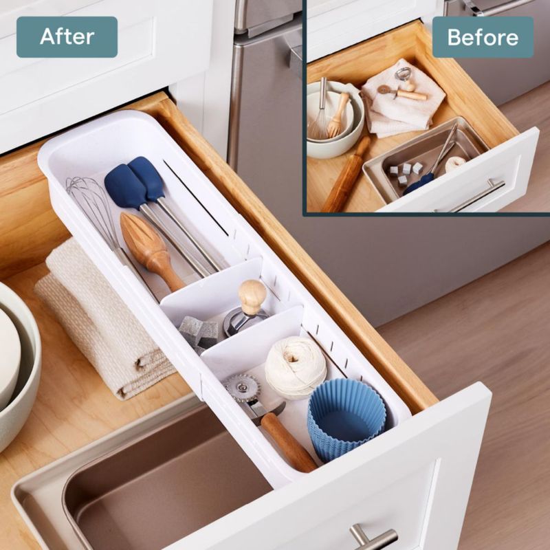 Organizador Deslizante Ajustable YouCopia DrawerFit para Cajones