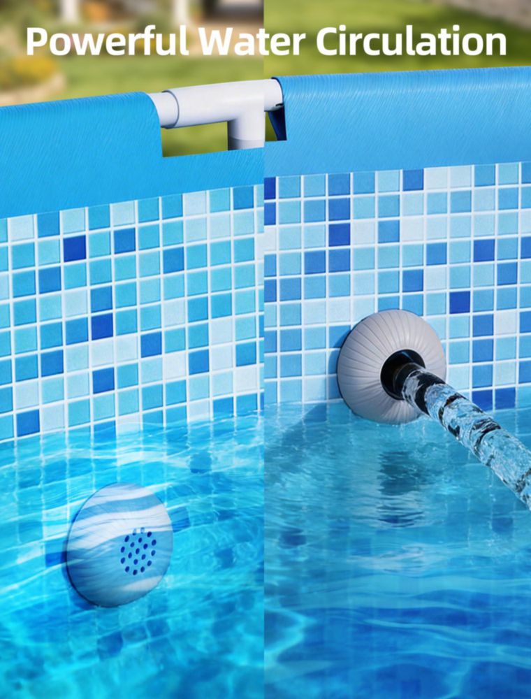 Kit de Entrada y Salida para Piscina SHAPON con Válvula Boquilla y Filtro de 1.5''