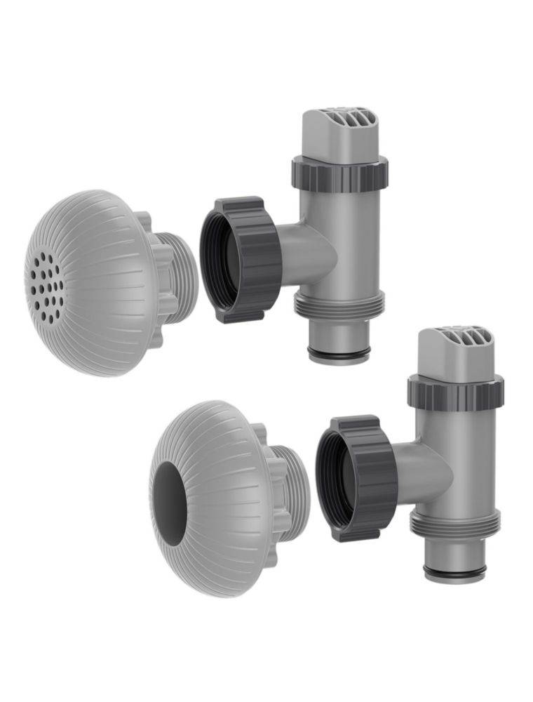 Kit de Entrada y Salida para Piscina SHAPON con Válvula Boquilla y Filtro de 1.5''