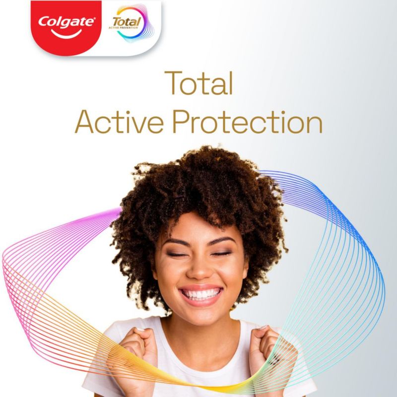 Cabezales de cepillo dental Colgate Total para batería 2 unidades blanco