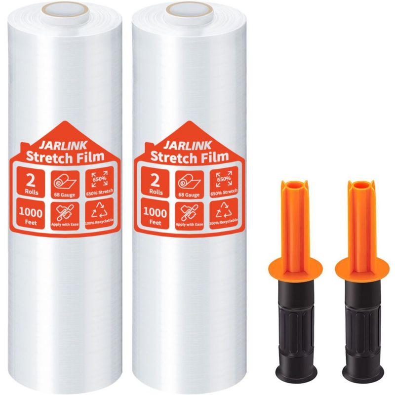 Film Estirable JARLINK Paquete de 2 Rollos 38 cm x 305 m 68 Micras
