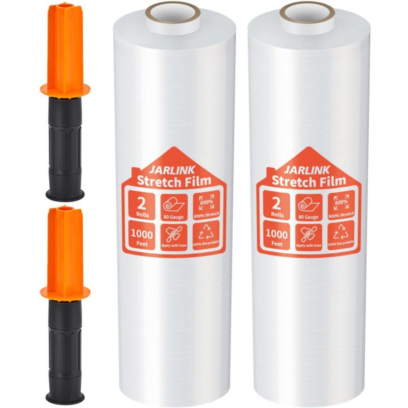 Film Estirable JARLINK 80 Micras 38 cm x 305 m Paquete de 2