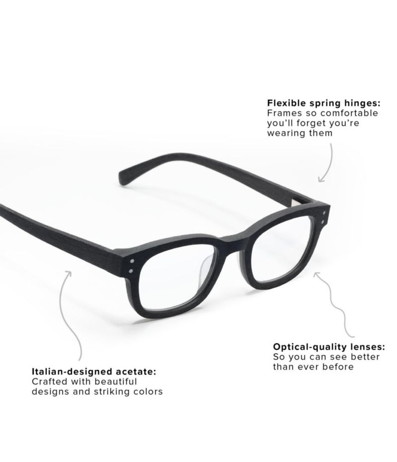 Lentes de Lectura eyebobs Biff Cuadrados Tokyo Tortoise 2.75