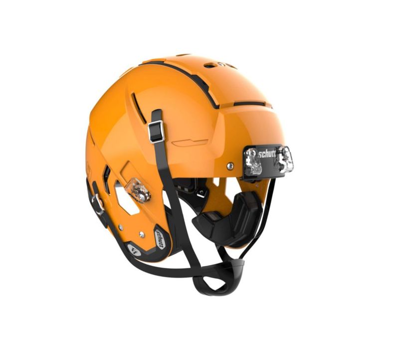 Casco de Fútbol Juvenil Schutt F7 LX1 Dorado Pequeño Sin Protector Facial