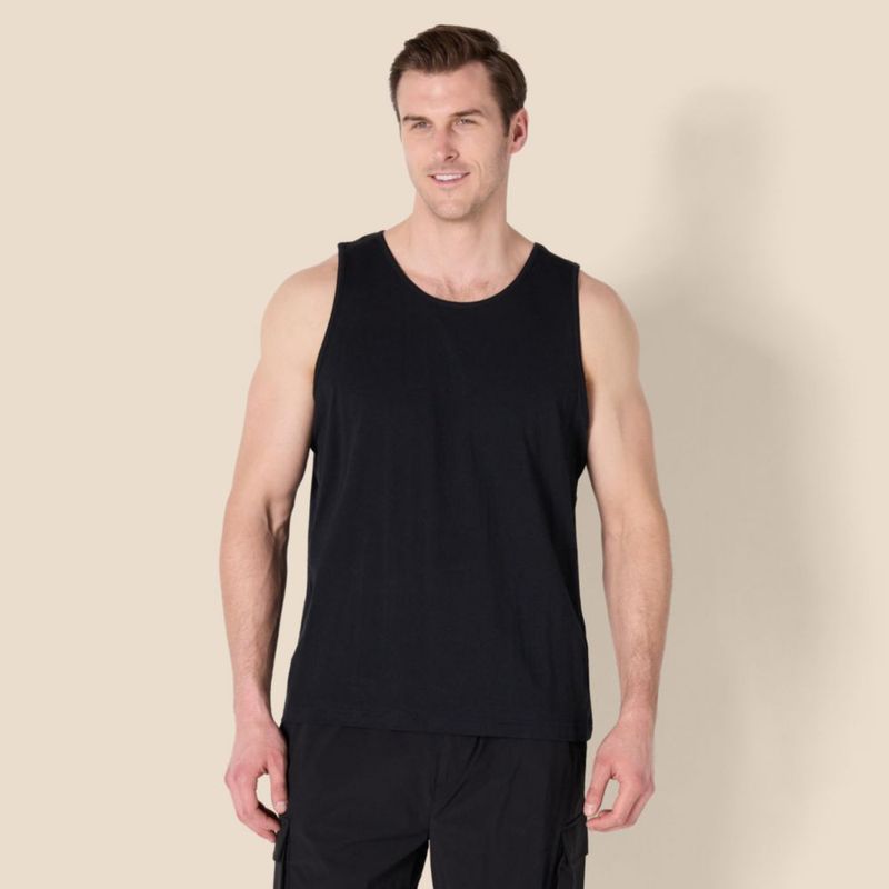 Musculosa Amazon Essentials para Hombre sin Mangas Negra XL