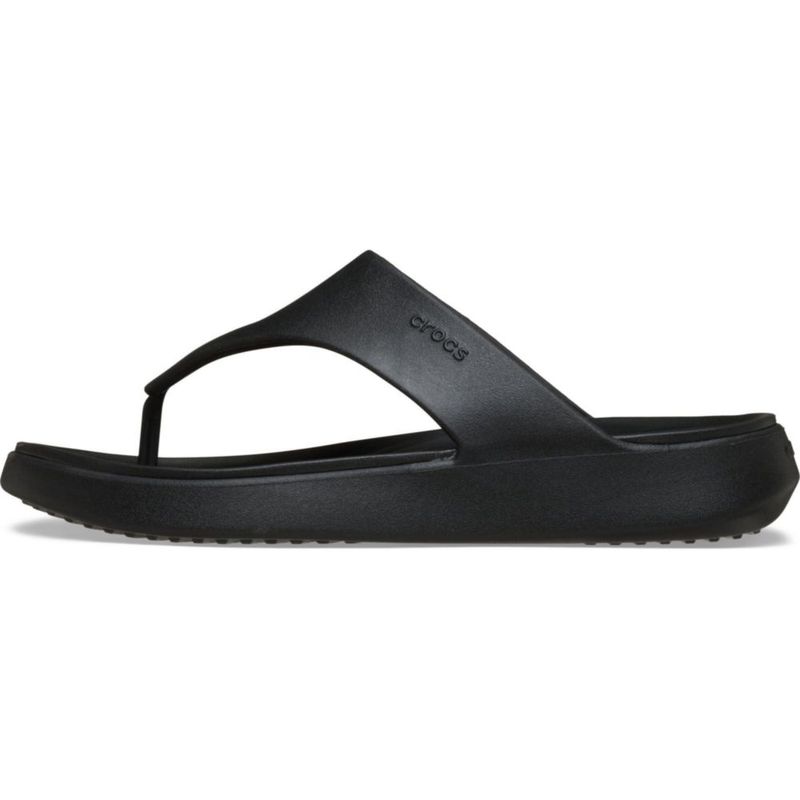 Sandalia Crocs Getaway Flip Flop Negra Mujer Talle 9