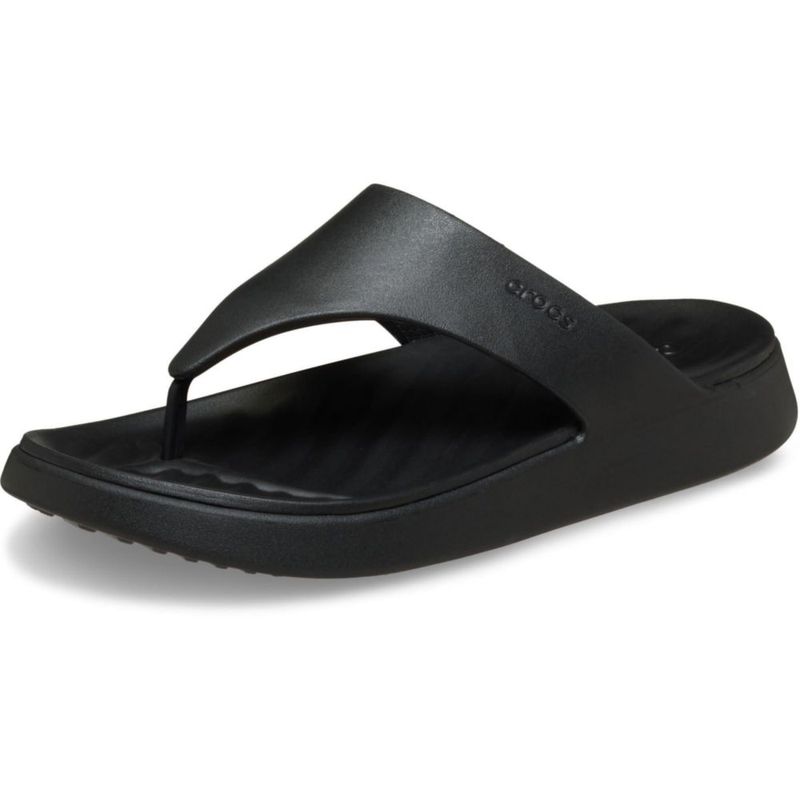 Sandalia Crocs Getaway Flip Flop Negra Mujer Talle 9
