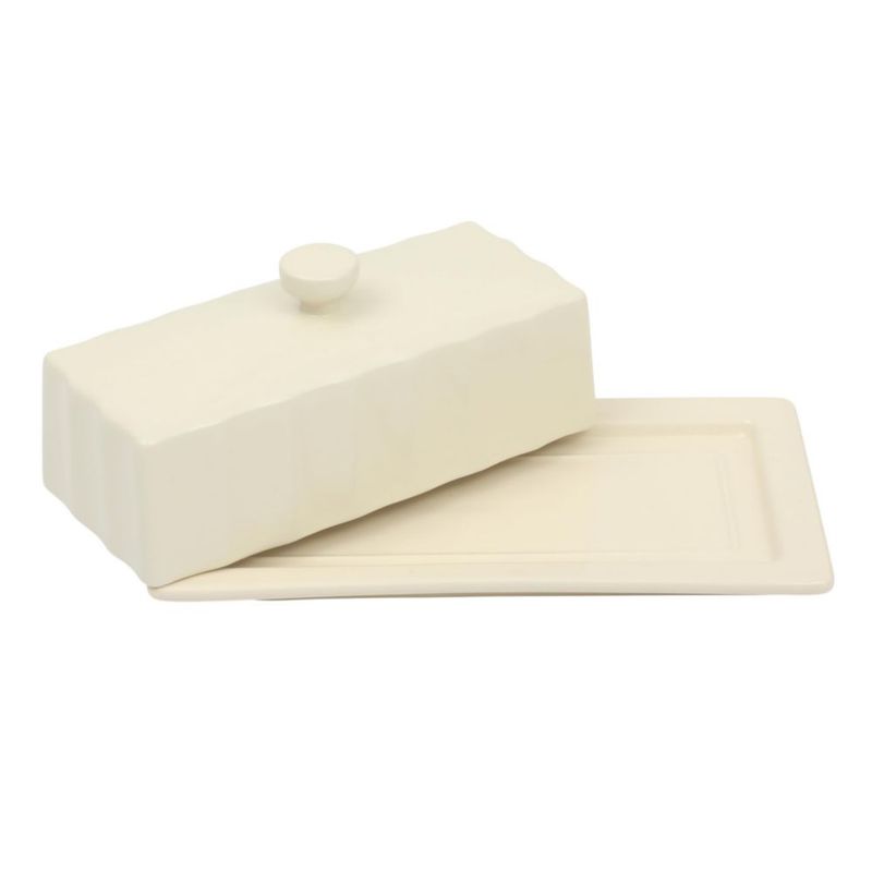 Mantequera Martha Stewart Broadbrook de Loza 21x11x8 cm