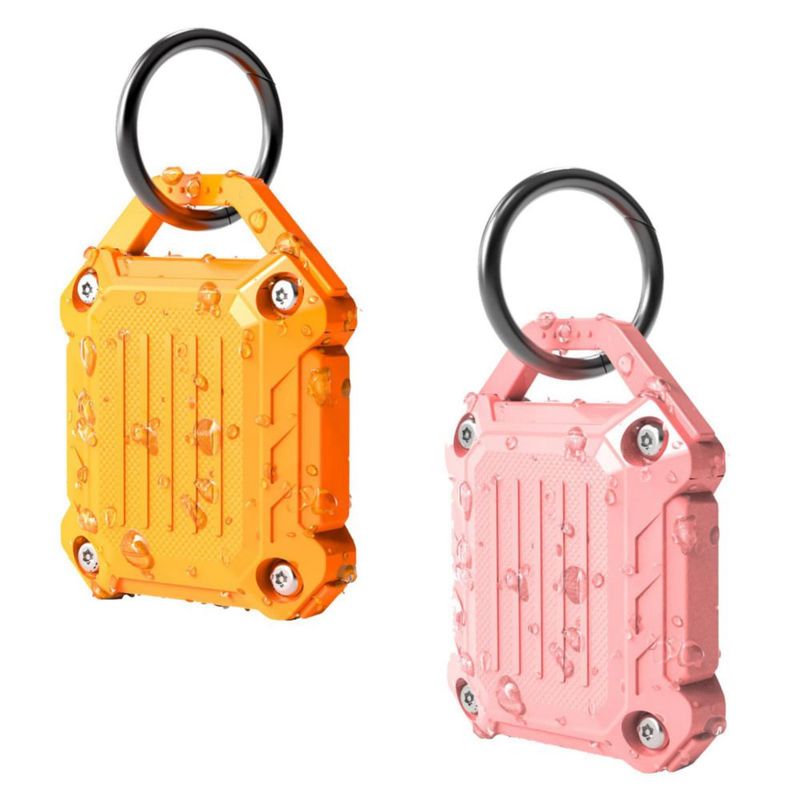 Porta AirTag Impermeable DOVICK con Tapa de Tornillo 2 Unidades