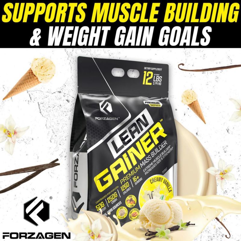 Ganador de Masa Forzagen Lean Gainer 544 kg Vainilla