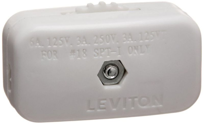 Interruptor electrónico Leviton C24-00423-3KW blanco Feed-Thru