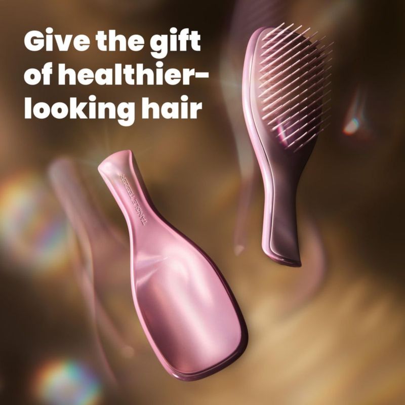 Cepillo de Pelo TANGLE TEEZER Chrome Mini Rosa