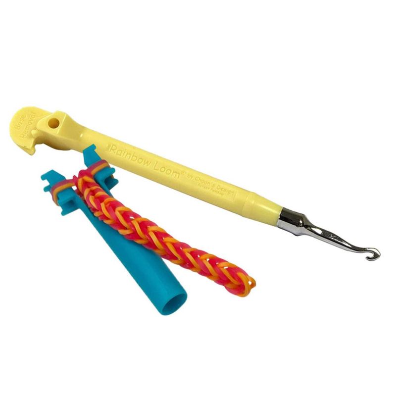 Toy Rainbow Loom Original con gancho de metal tablero de telar y correas