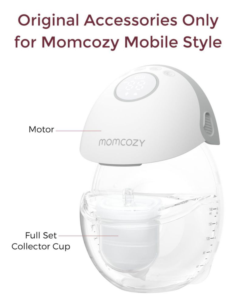Vaso Colector para Bomba de Pecho Momcozy M6 - 1 unidad
