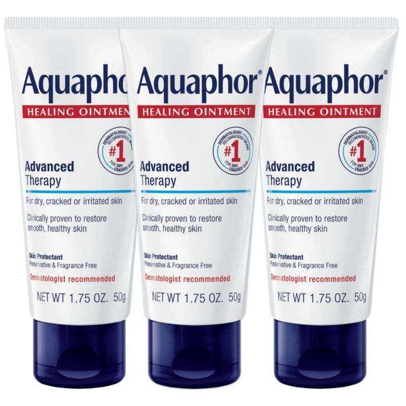 Pomada curativa protectora para la piel Aquaphor 50 ml (paquete de 3)