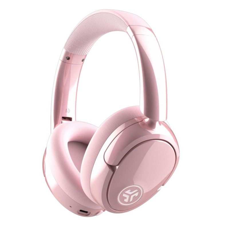 Auriculares JLab JBuds Lux ANC inalámbricos tipo sobre oreja color rosa blush
