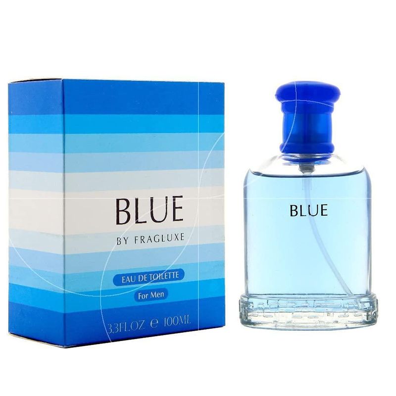 Perfume Fragluxe Blue EDT Spray 100 ml para hombre