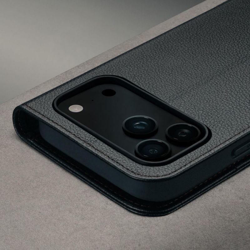 Funda de cuero negra TORRO para iPhone 18/17 Pro