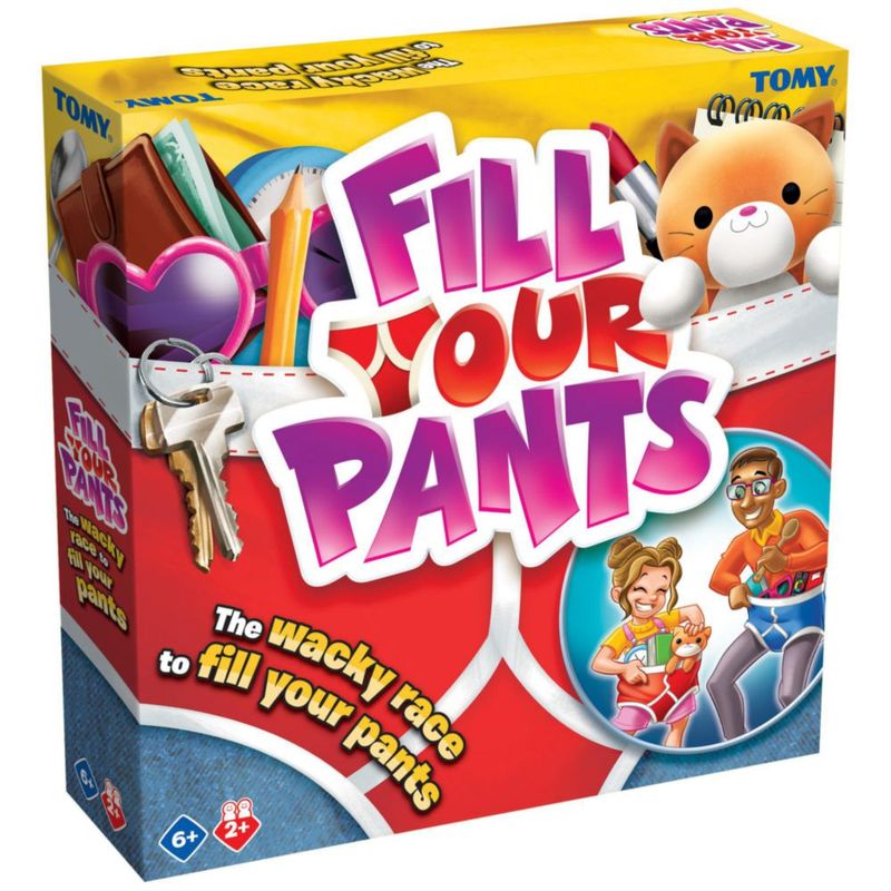 Juego TOMY Fill Your Pants: Diversión Familiar de Ritmo Rápido