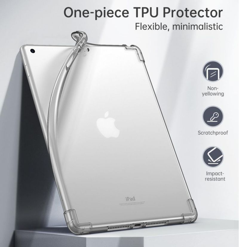 Funda Transparente MoKo para iPad 10.2" 9ª/8ª/7ª generación