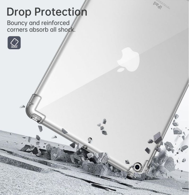 Funda Transparente MoKo para iPad 10.2" 9ª/8ª/7ª generación