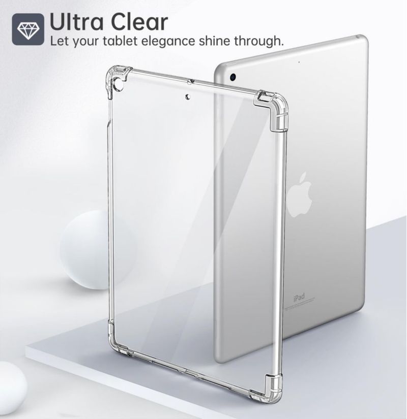 Funda Transparente MoKo para iPad 10.2" 9ª/8ª/7ª generación