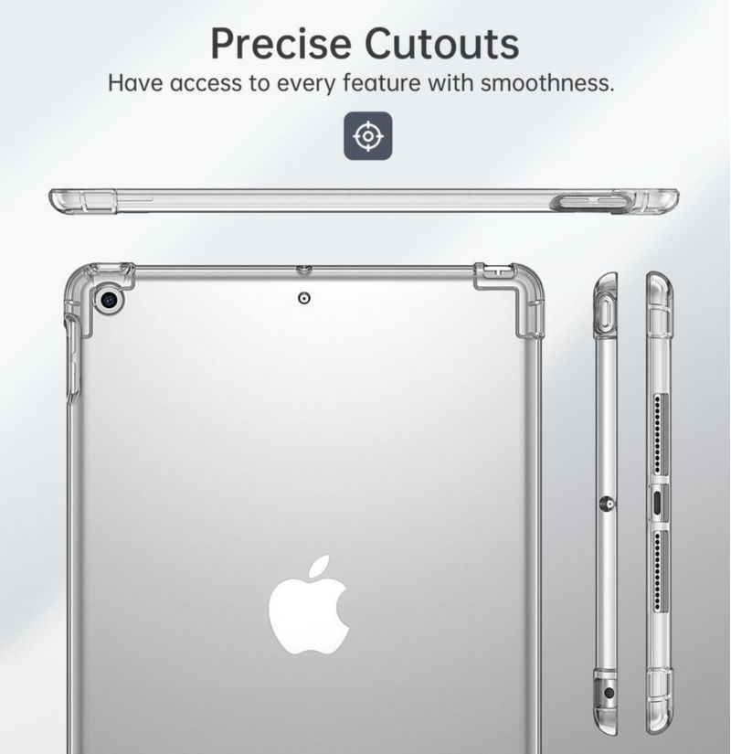 Funda Transparente MoKo para iPad 10.2" 9ª/8ª/7ª generación