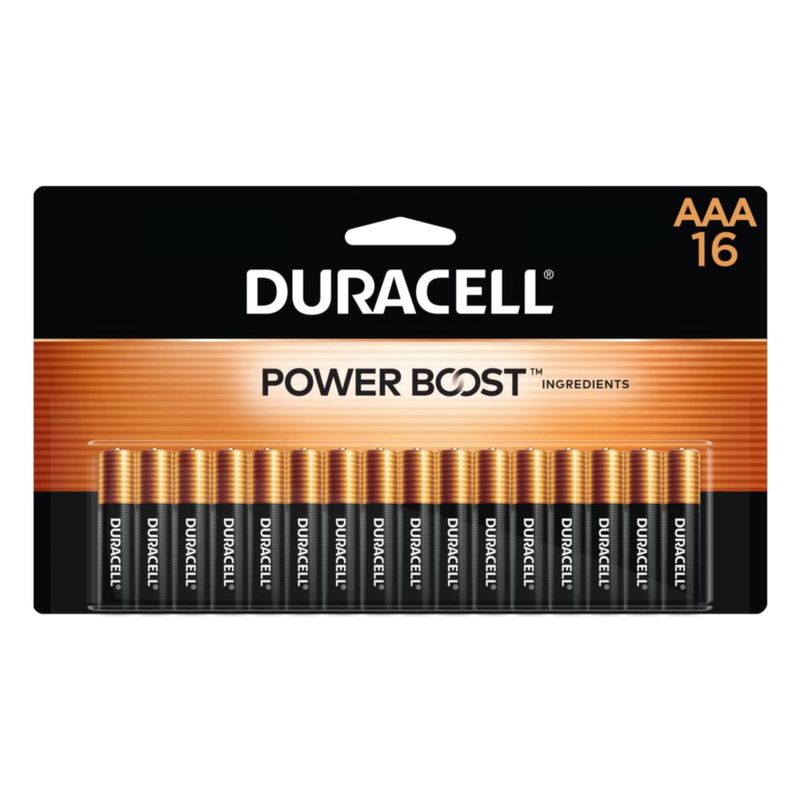 Batería Duracell Coppertop AAA paquete de 16 unidades alcalina