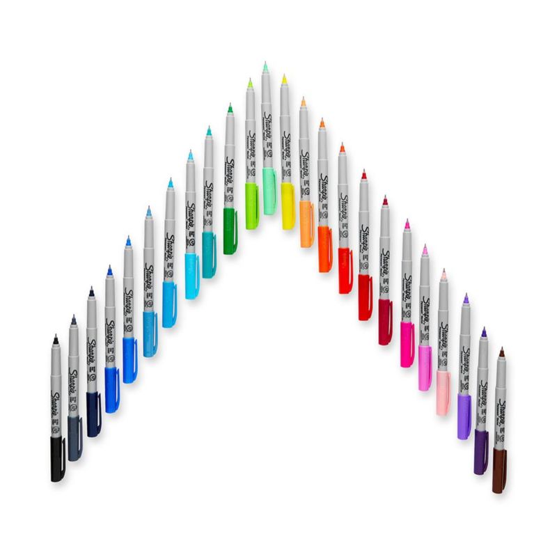 Rotuladores permanentes Sharpie Color Burst ultrafinos 24 unidades