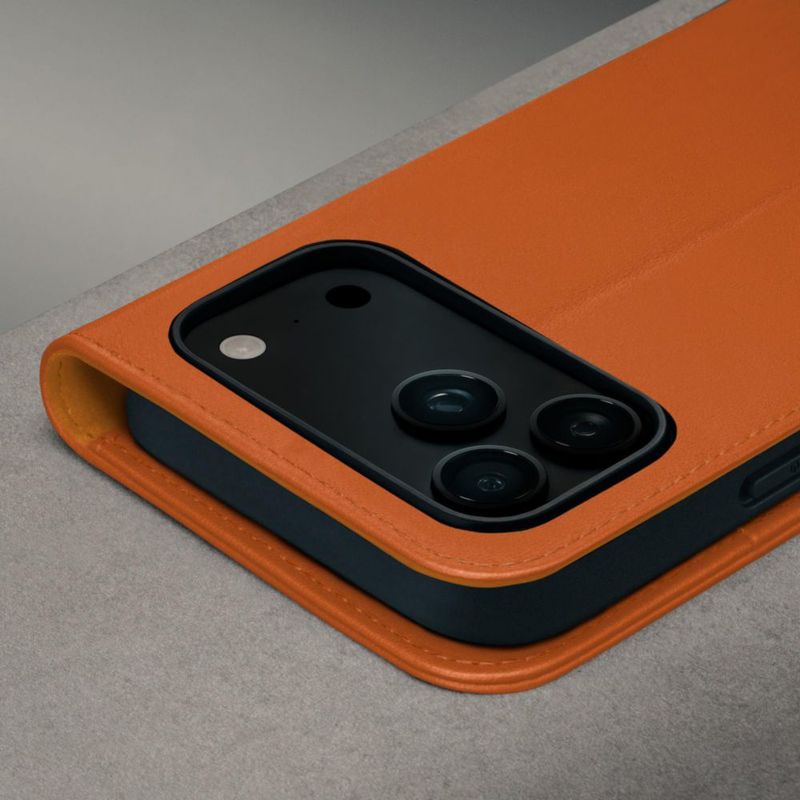 Funda de cuero naranja TORRO para iPhone 18/17 Pro Max