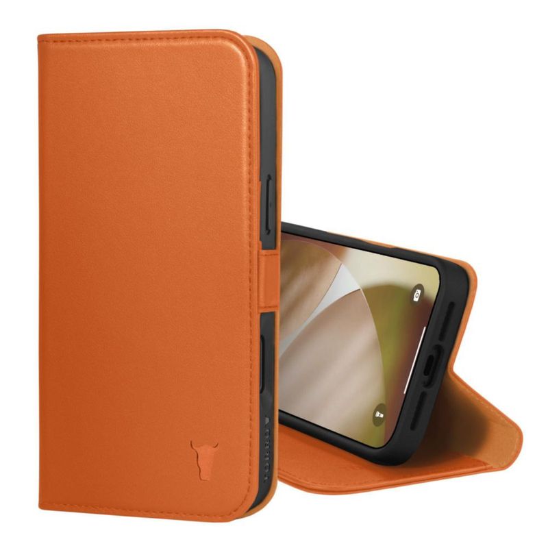 Funda de cuero naranja TORRO para iPhone 18/17 Pro Max