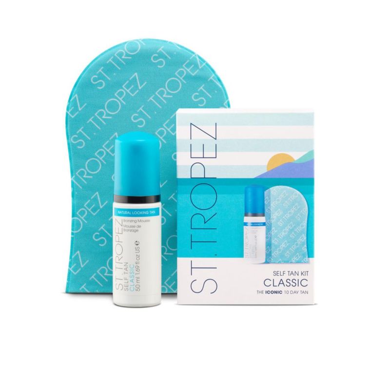 Mini kit autobronceador clásico Self Tanner St. Tropez vegano