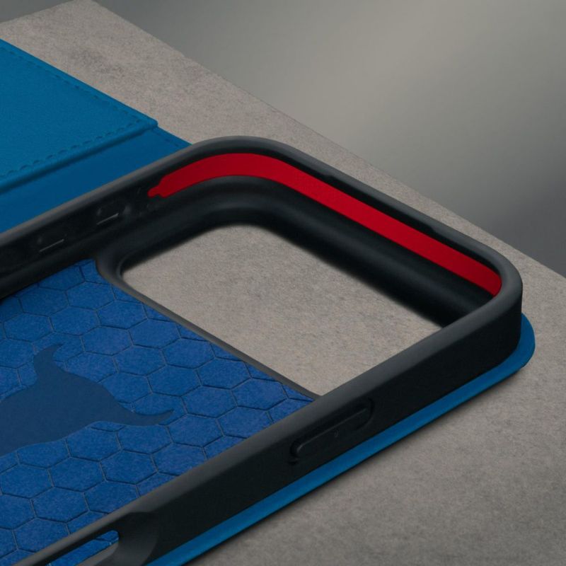 Funda de cuero azul TORRO para iPhone 18/17 Pro Max