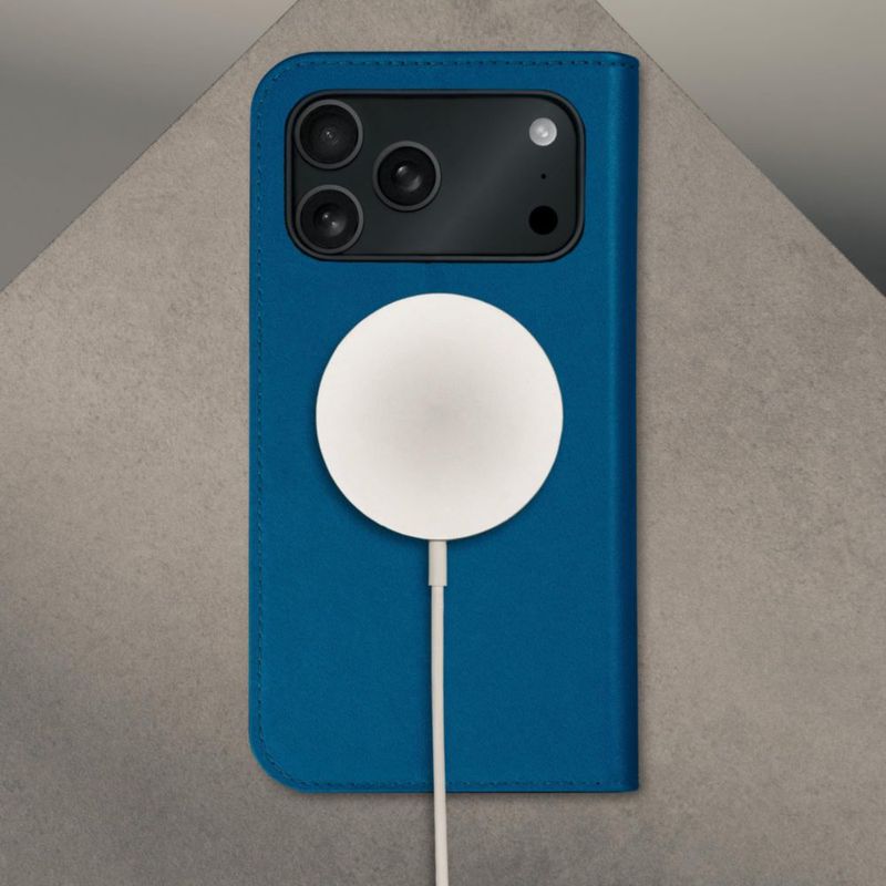 Funda de cuero azul TORRO para iPhone 18/17 Pro Max
