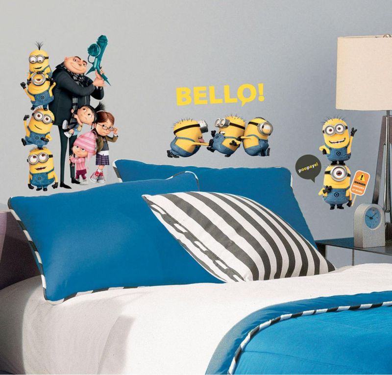 Vinilos decorativos RoomMates Despicable Me 2 - Set de 31 piezas