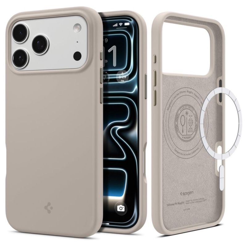 Funda Spigen Silicone Fit MagFit Stone