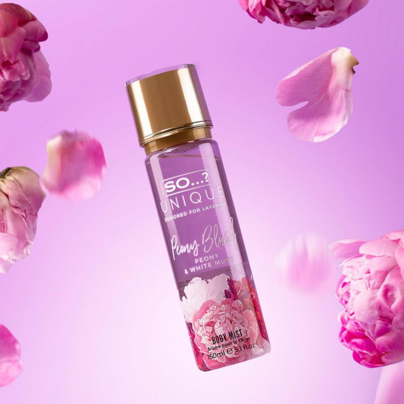 Body Mist ¿Así que...? Unique Peony Blush Floral Afrutado y Vainilla 150 ml
