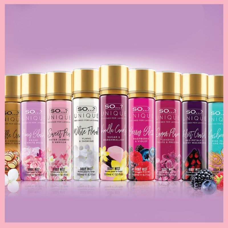Body Mist ¿Así que...? Unique Peony Blush Floral Afrutado y Vainilla 150 ml