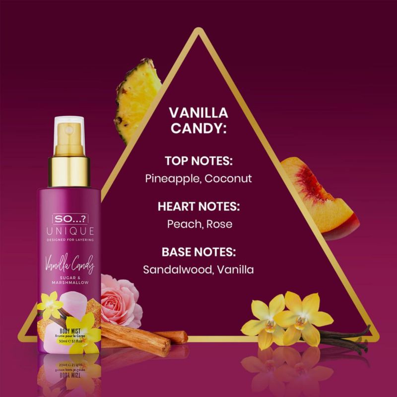 Set de perfume ¿Así que...? Bruma corporal única 4 unidades para mujer