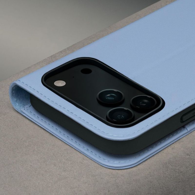 Funda TORRO para iPhone 18/17 Pro de Cuero Azul Claro