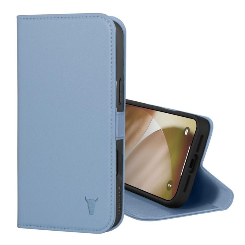 Funda TORRO para iPhone 18/17 Pro de Cuero Azul Claro